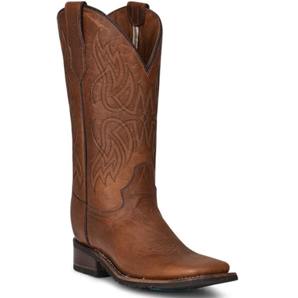 LADIES CIRCLE G BY CORRAL BOOTS SQUARE TOE WITH RUBBER SOLE L5827 - Picture 1 of 1